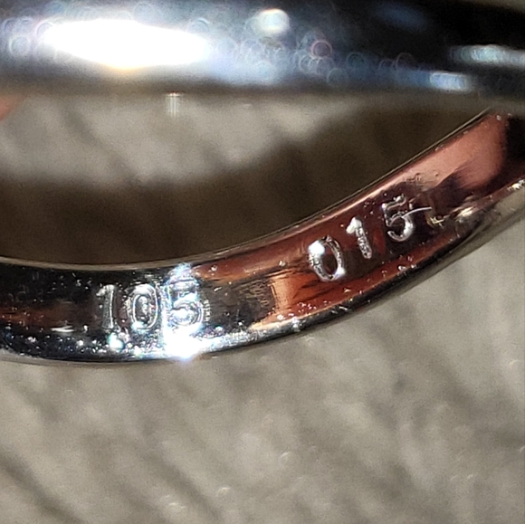 TANZANITE and DIAMOND RING IN PLATINUM900 SETTING - Picture 9 of 16